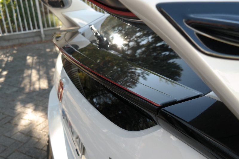 Maxton Spoiler Abrisskante unten V.3 für HONDA CIVIC X TYPE R schwarz Hochglanz HO-CI-10-TYPE-R-CAP3-G