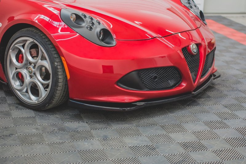 Maxton Front Ansatz für Alfa Romeo 4C schwarz Hochglanz AL-4C-FD1-G