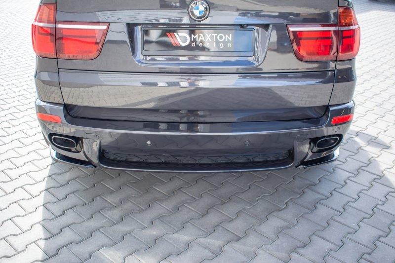 Maxton Heck Ansatz Flaps Diffusor für BMW X5 E70 Facelift M Paket schwarz Hochglanz BM-X5-70F-MPACK-RSD1-G