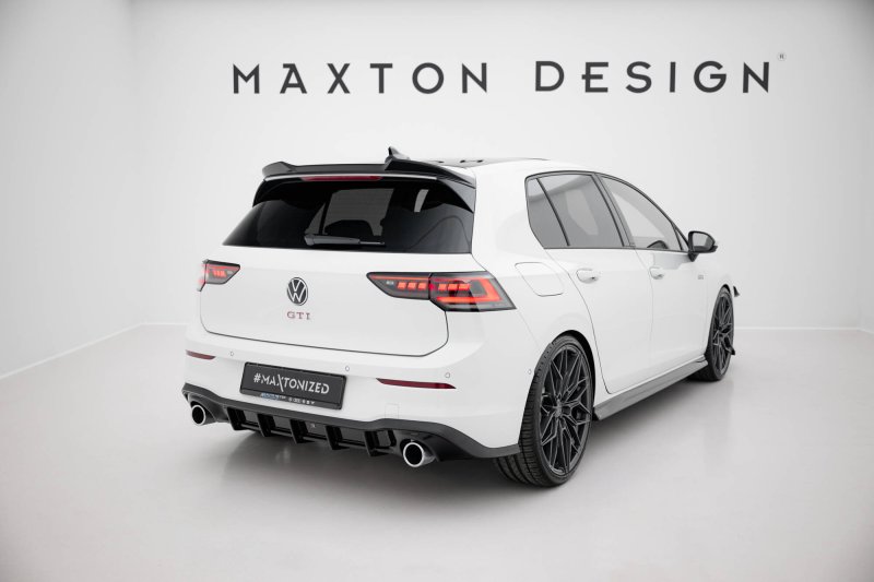 Maxton Diffusor Heck Ansatz V.3 VW Golf GTI Mk8 schwarz Hochglanz VW-GO-8-GTI-RS3-G