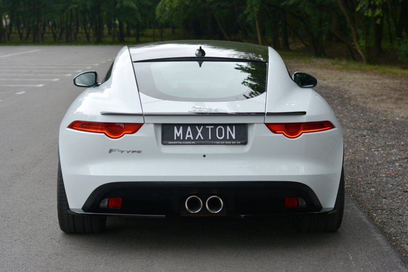 Maxton Spoiler CAP für JAGUAR F-TYPE schwarz Hochglanz JA-F-TYPE-1-CAP1-G