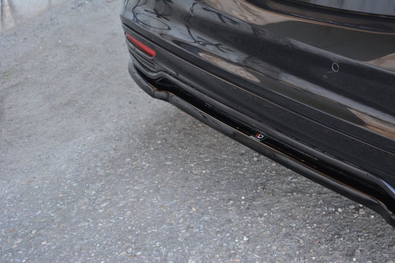Maxton Mittlerer Diffusor Heck Ansatz für Mercedes S-KLASSE AMG-LINE W222 schwarz Hochglanz ME-S-222-AMGLINE-RD1-G