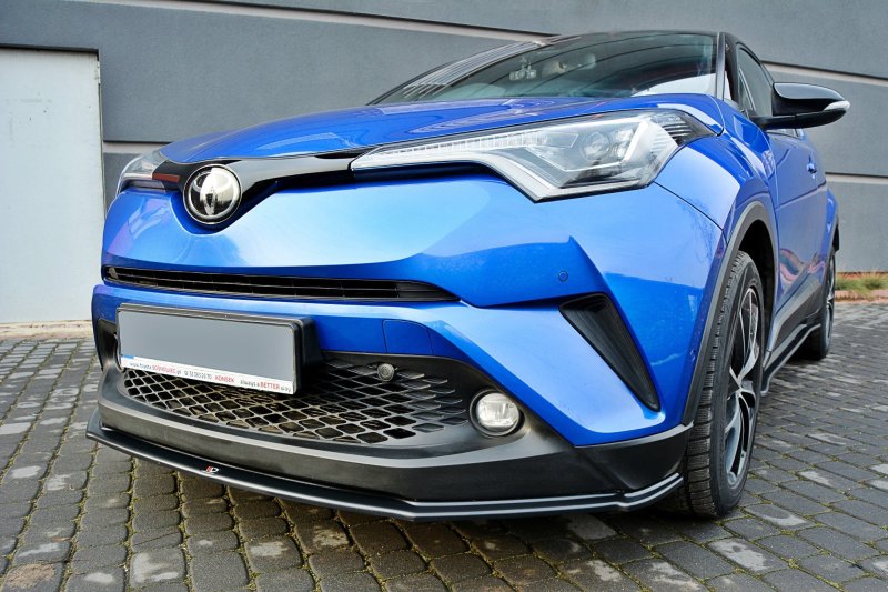 Maxton Front Ansatz V.1 für TOYOTA C-HR  schwarz Hochglanz TO-CH-R-1-FD1-G