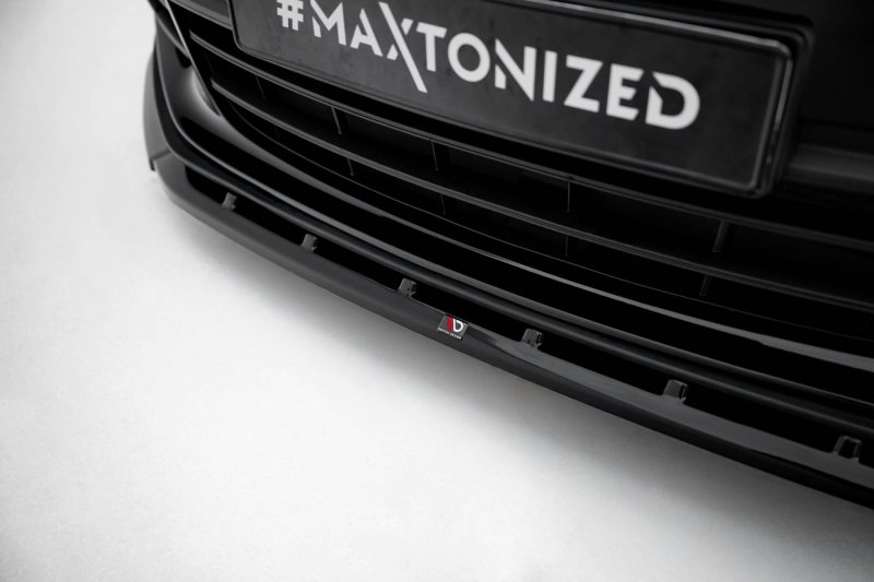 Maxton Front Ansatz V.1 Porsche Panamera E-Hybrid / Panamera 4S 971 schwarz Hochglanz PO-PA-971-H-FD3-G