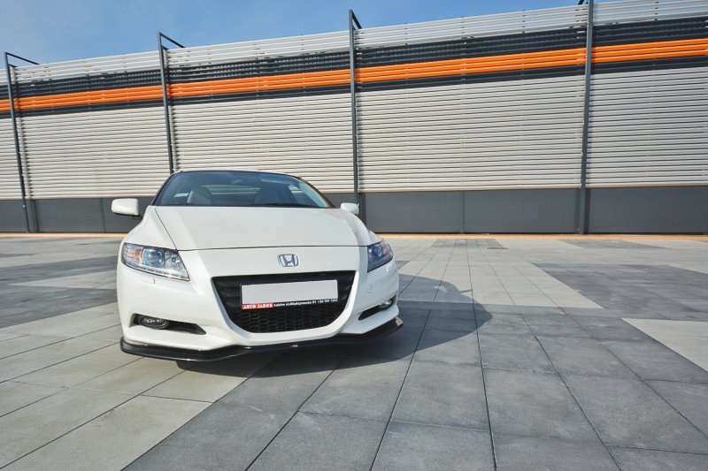 Preview: Maxton Front Ansatz V.1 für HONDA CR-Z  schwarz Hochglanz HO-CR-Z-FD1-G