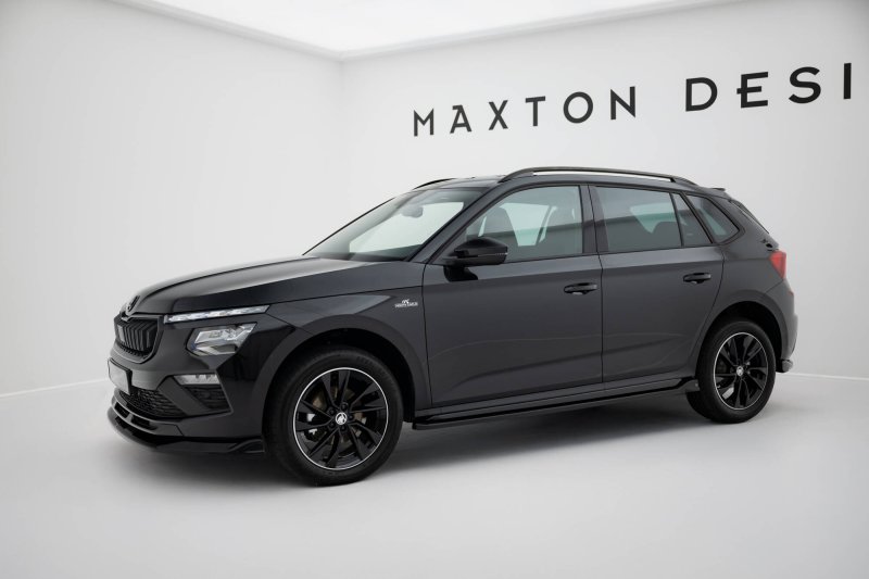 Maxton Seitenschweller Ansatz Skoda Kamiq Monte Carlo Mk1 Facelift schwarz Hochglanz SK-KM-1F-MC-SD1-G