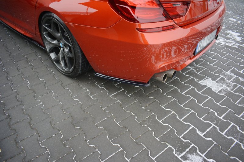 Maxton Heck Ansatz Flaps Diffusor für BMW M6 GRAN COUPÉ schwarz Hochglanz BM-6-06-M-GC-RSD1-G