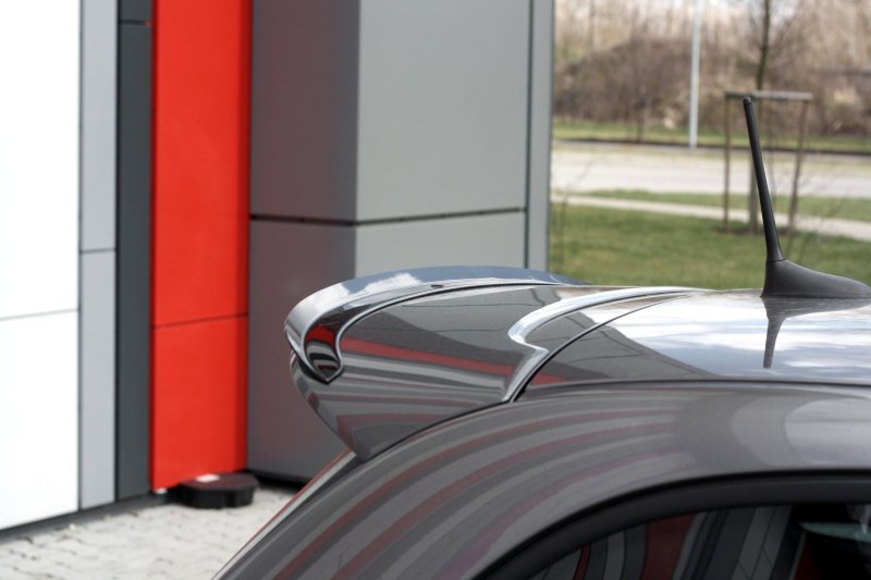 Maxton Spoiler CAP für FIAT 500 ABARTH MK1 FACELIFT schwarz Hochglanz FI-500-1F-AB-CAP1-G