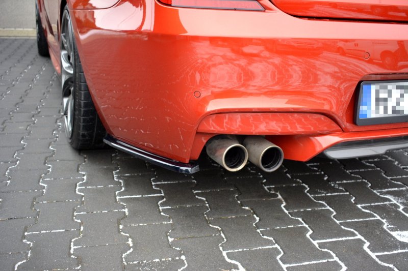 Maxton Heck Ansatz Flaps Diffusor für BMW M6 GRAN COUPÉ schwarz Hochglanz BM-6-06-M-GC-RSD1-G