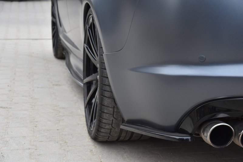 Maxton Heck Ansatz Flaps Diffusor für JAGUAR XF- R schwarz matt JA-XFR-1-RSD1-T