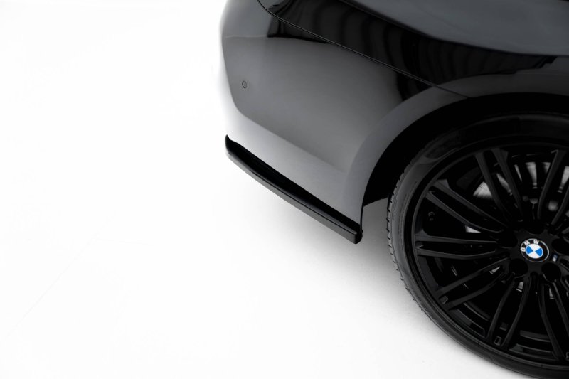 Maxton Heck Ansatz Flaps Diffusor BMW M550i Limousine G30 schwarz Hochglanz BM-5-G30-M550-RSD1-G