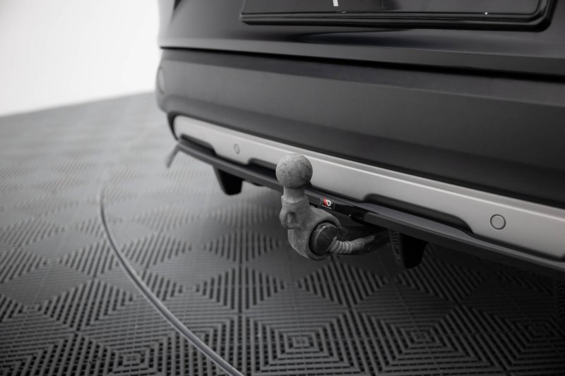 Maxton Mittlerer Cup Diffusor Heck Ansatz Renault Espace Mk5 Facelift schwarz Hochglanz RE-ES-5F-RD1G+RD2-G
