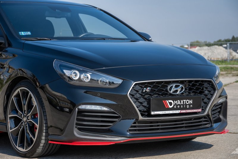 Maxton Front Ansatz fürs Hyundai I30 N Mk3 Hatchback / Fastback HY-I30-3-N-FB-FD1-RED