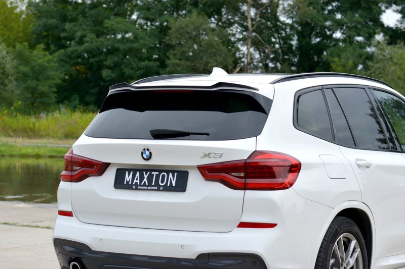 Maxton Spoiler CAP für BMW X3 G01 M Paket schwarz Hochglanz BM-X3-01-MPACK-CAP1-G