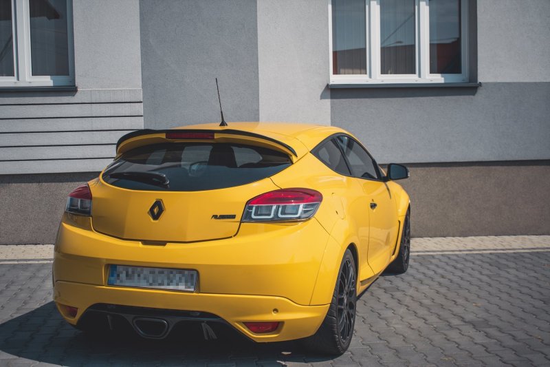 Maxton Spoiler CAP für Renault Megane 3 RS schwarz Hochglanz RE-ME-3-RS-CAP2-G