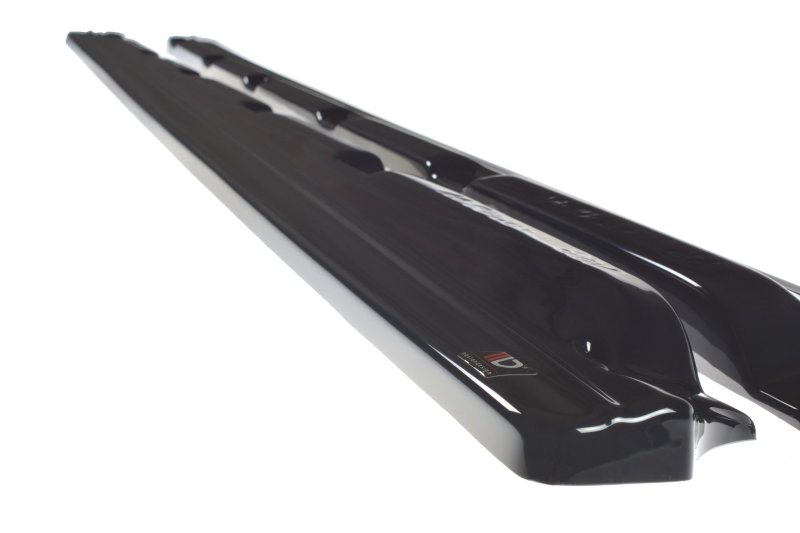 Maxton Seitenschweller Ansatz VW GOLF 7 FACELIFT STANDARD schwarz Hochglanz VW-GO-7F-SD1-G