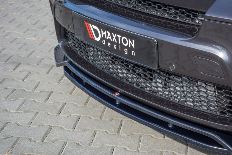 Maxton Front Ansatz für  BMW X5 E70 Facelift M Paket schwarz Hochglanz BM-X5-70F-MPACK-FD1+FD1R-G