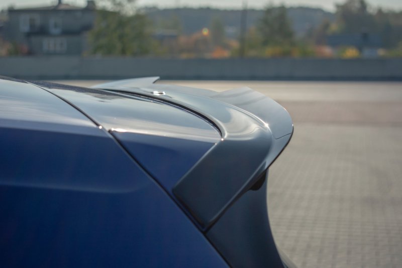 Maxton Spoiler CAP V.2 für Volkswagen Golf 7 / 7 Facelift R / R-Line / GTI  schwarz Hochglanz VW-GO-7F-R-CAP2-G