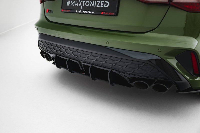 Maxton Street Pro Heckschürze Audi S3 Sportback 8Y Facelift AUS38YFCNC-RS1BRB