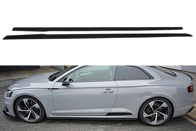 Maxton Sport Seitenschweller Ansatz für Audi RS5 F5 Coupe  AU-RS5-2-CNC-SD1