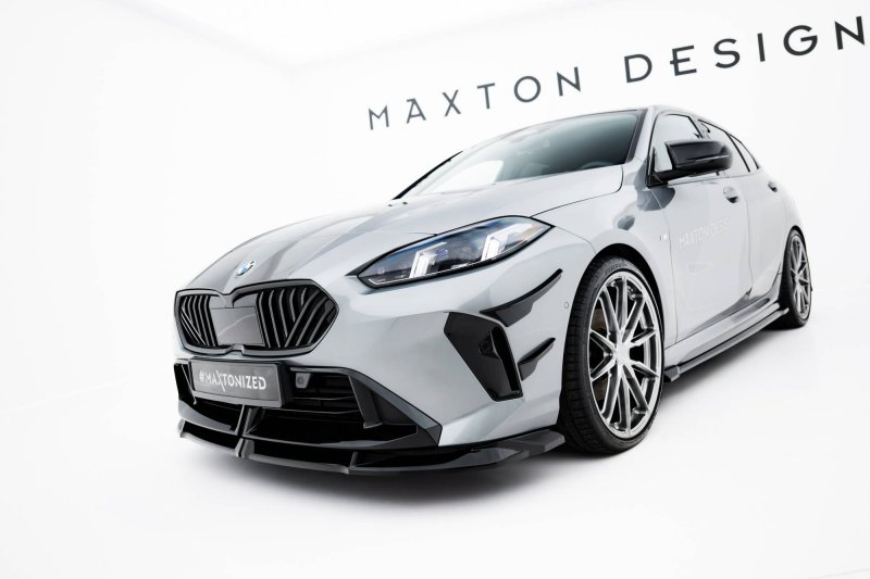 Maxton Front Ansatz V.3 BMW 1er M-Paket F70 schwarz Hochglanz BM-1-70-M-FD3-G