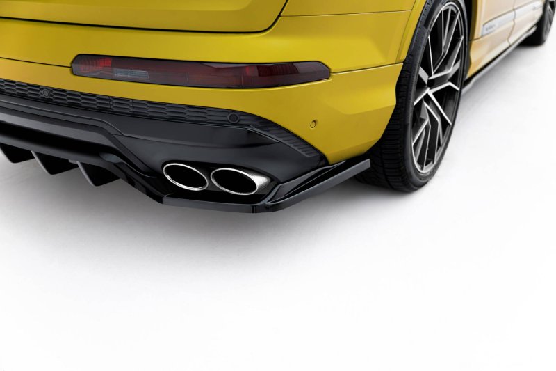 Maxton Mittlerer Cup Diffusor Heck Ansatz Audi SQ7 Mk2 (4M) Facelift schwarz Hochglanz AU-SQ7-2F-RD1G+RD2-G