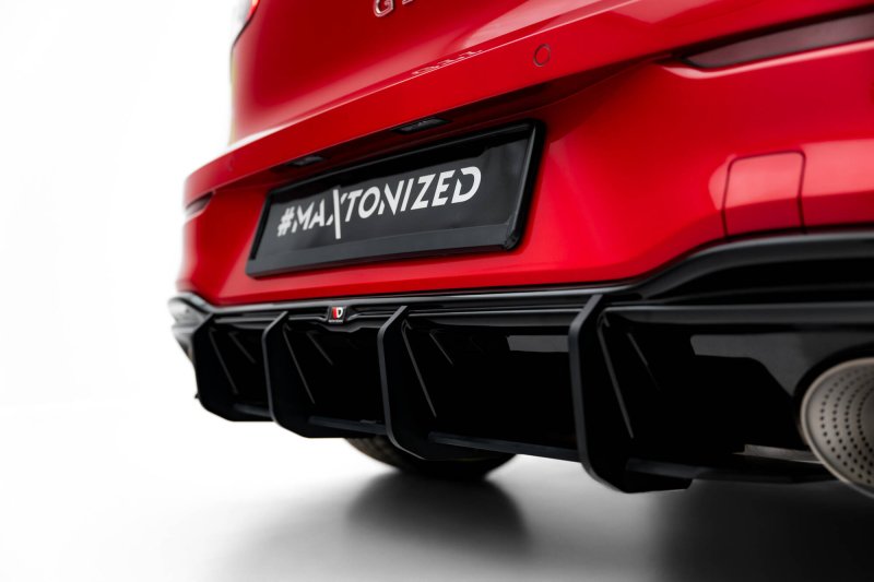Maxton Street Pro Heckschürze V.1 VW Golf GTI Clubsport Mk8 Facelift VWGO8FGTICSCNC-RS1BRB