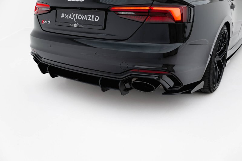 Maxton Street Pro Heckschürze Audi RS5 Coupe / Sportback F5 AURS52SBCNC-RS1B+BRBI