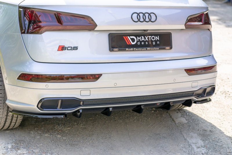 Maxton Heck Ansatz Flaps Diffusor für Audi SQ5/Q5 S-line MkII schwarz Hochglanz AU-SQ5-2-RSD1-G