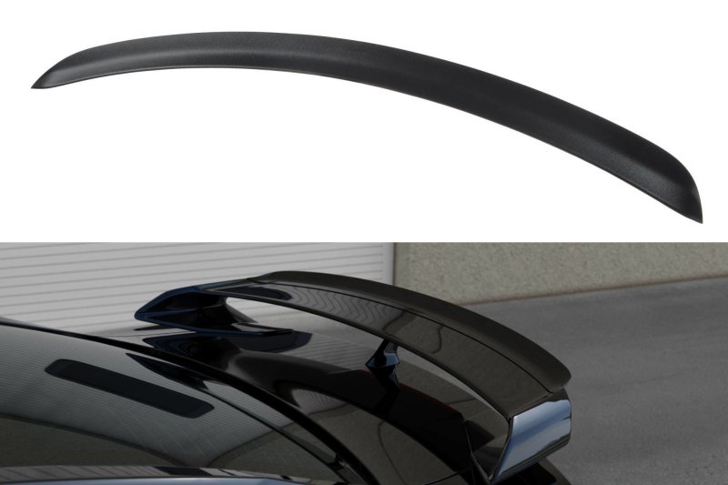 Maxton Spoiler CAP für NISSAN GT-R vor Facelift COUPE (R35-SERIES) (2007-2010) schwarz Hochglanz NI-GTR-3-CAP1-G