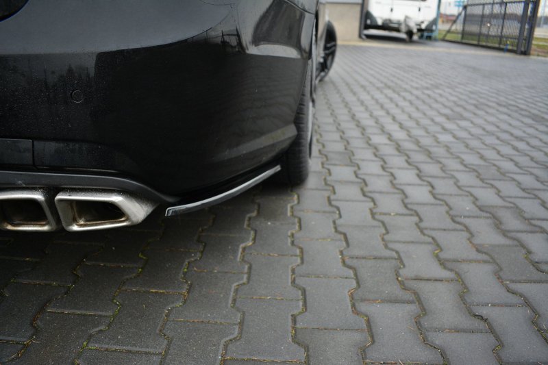 Maxton Heck Ansatz Flaps Diffusor für Mercedes E63 AMG W212  schwarz Hochglanz ME-E-212-AMG-RSD1-G