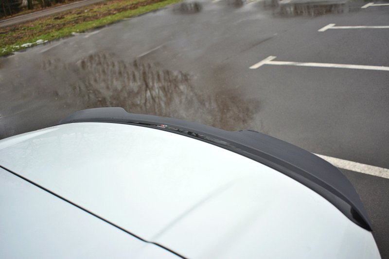 Maxton Spoiler CAP für RENAULT CLIO MK4 RS schwarz Hochglanz RE-CL-4-RS-CAP1-G