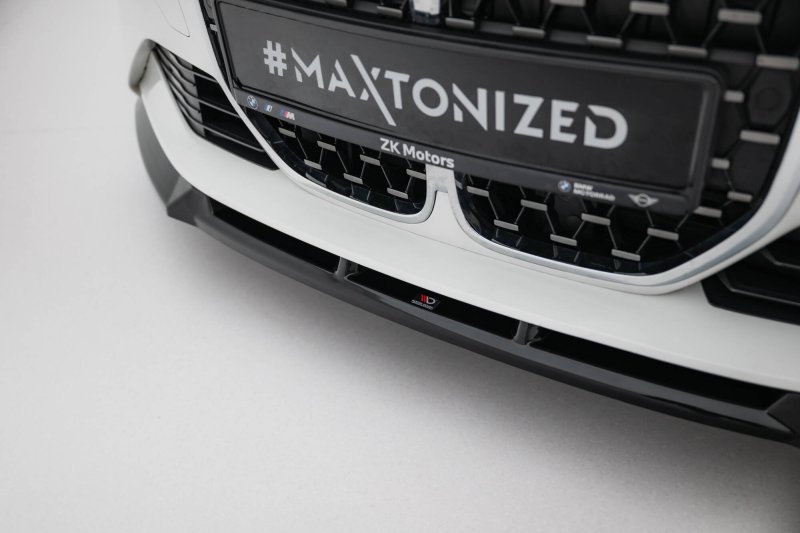 Maxton Front Ansatz BMW 4er Coupe / Cabrio G22 / G23 schwarz Hochglanz BM-4-G23-CA-FD1-G