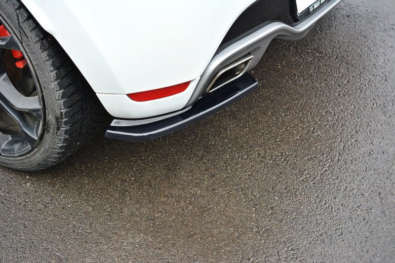 Maxton Heck Ansatz Flaps Diffusor für RENAULT CLIO MK4 RS  schwarz Hochglanz RE-CL-4-RS-RSD1-G