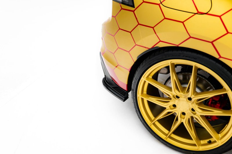 Maxton Heck Ansatz Flaps Diffusor V.4 VW Golf GTI Clubsport Mk8 Facelift schwarz Hochglanz VW-GO-8F-GTI-CS-RSD2-G