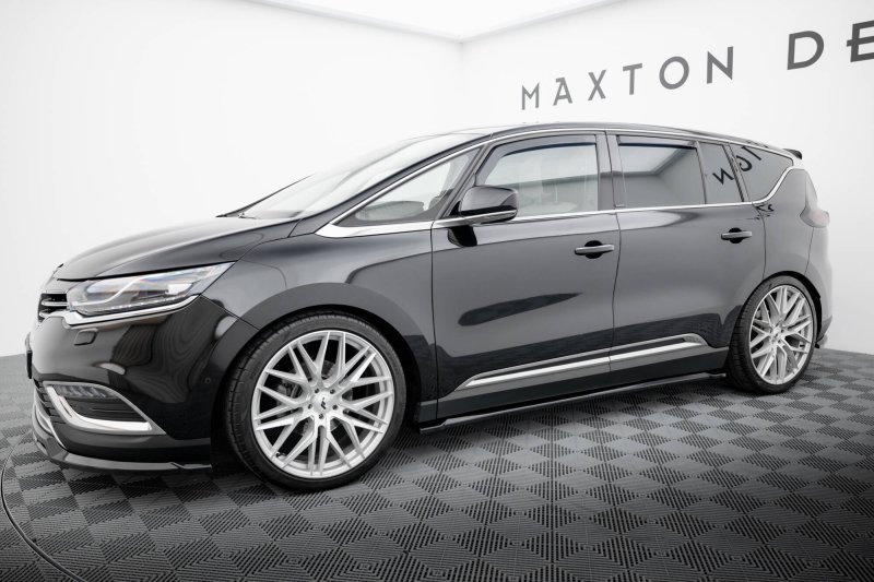 Maxton Seitenschweller Ansatz Renault Espace Mk5 Facelift schwarz Hochglanz RE-ES-5F-SD1-G