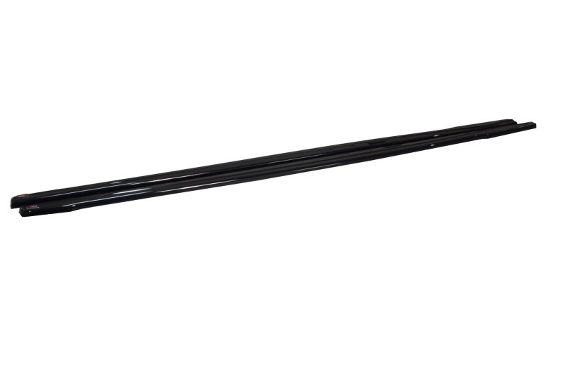 Maxton Seitenschweller Ansatz für V.2 für. BMW 1er F20 M135i / M140i / M-Paket schwarz Hochglanz BM-1-F20F-M-SD2-G