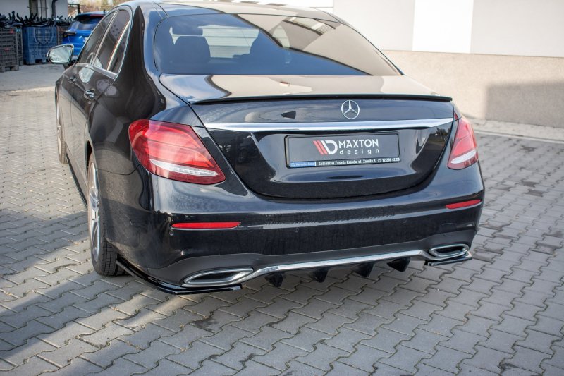 Maxton Spoiler CAP für Mercedes-Benz E-Klasse W213 AMG-Line schwarz Hochglanz ME-E-213-AMGLINE-CAP1-G