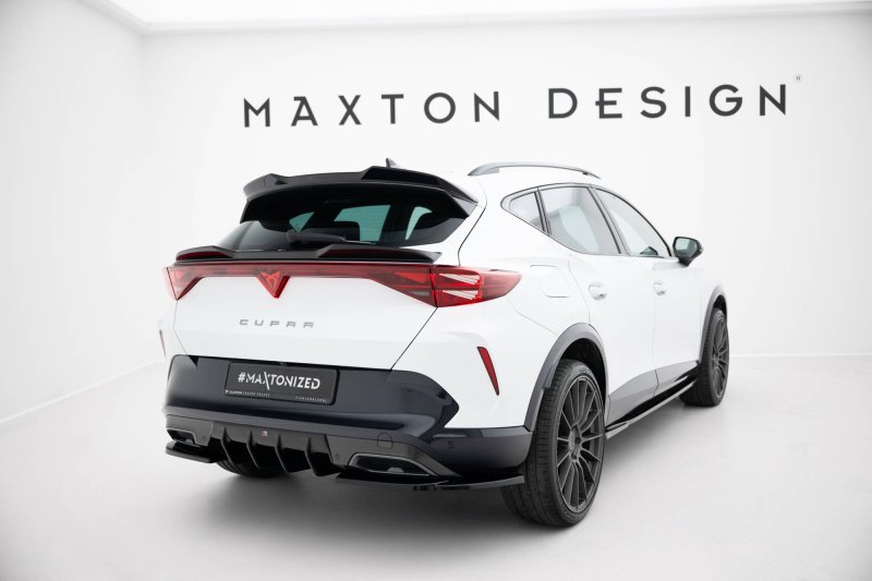 Maxton HeckSpoiler CAP Abrisskante Abrisskante 3D Cupra Formentor Mk1 Facelift schwarz Hochglanz CU-FO-1-CAP2-G