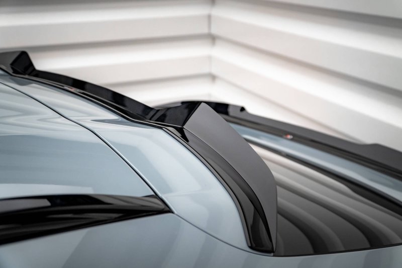 Maxton Spoiler CAP V.2 für BMW X4 M-Paket G02 Facelift schwarz Hochglanz BM-X4-02F-MPACK-CAP1-G