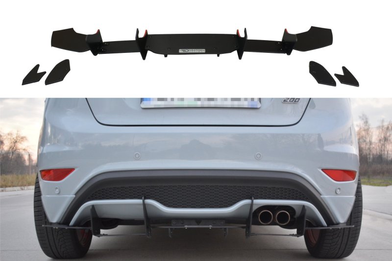 Maxton Heckschürze V.2 für Ford Fiesta Mk7 ST FL FO-FI-7F-ST-CNC-RS2