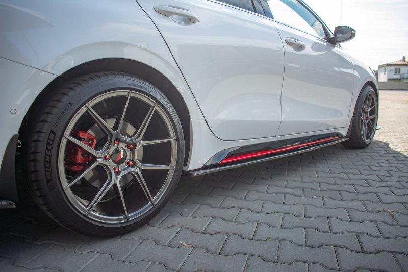 Maxton Seitenschweller Ansatz für Kia ProCeed GT Mk3 schwarz Hochglanz KI-CE-3-PRO-GT-SD1-G