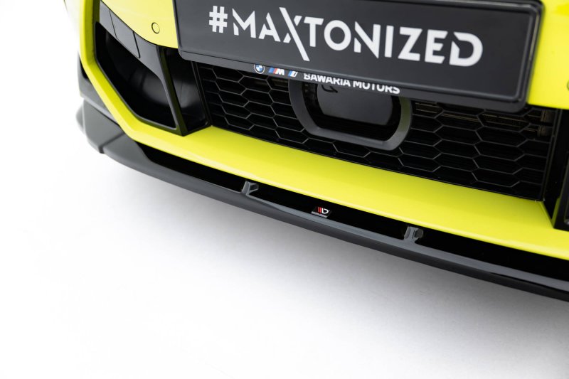 Maxton Front Ansatz BMW X4M F98 Facelift schwarz Hochglanz BM-X4M-F98F-FD1-G