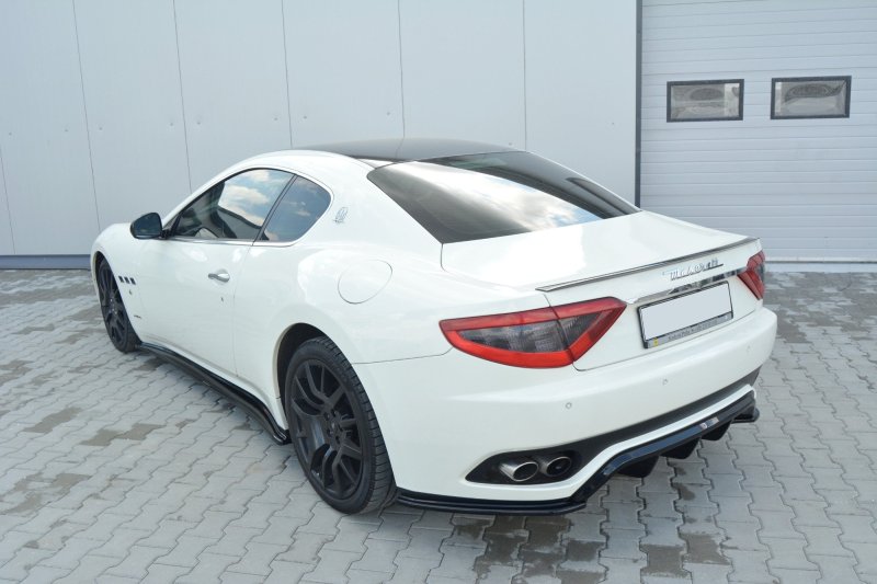 Maxton Diffusor Heck Ansatz für MASERATI GRANTURISMO schwarz Hochglanz MS-GT-1-RS1-G