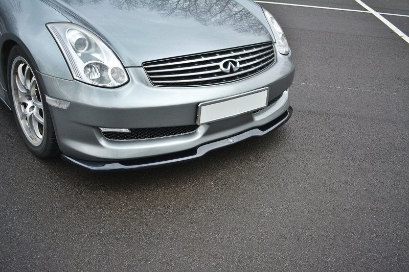Preview: Maxton Front Ansatz V.1 für INFINITI G35 COUPE schwarz Hochglanz IN-G35-C-FD1-G