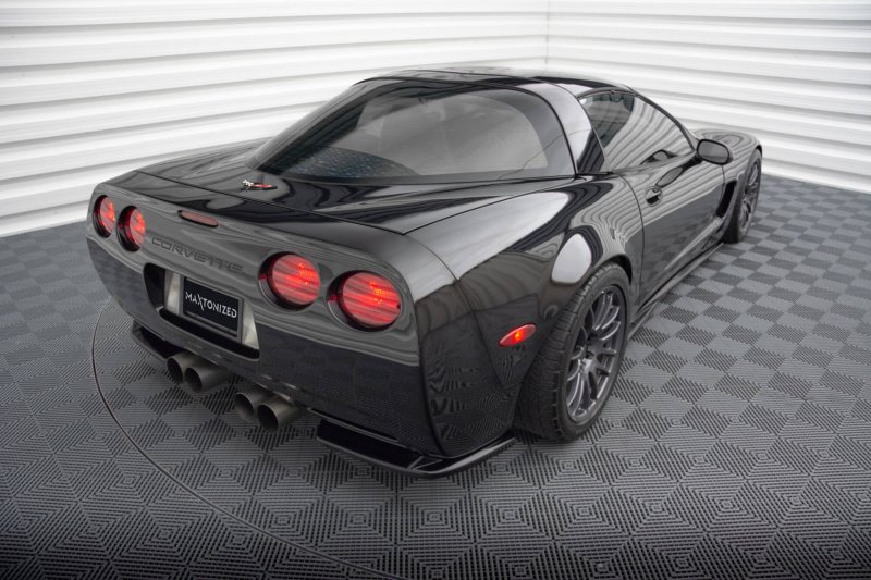 Maxton Heck Ansatz Flaps Diffusor Chevrolet Corvette C5 schwarz Hochglanz CH-CO-C5-RSD1-G