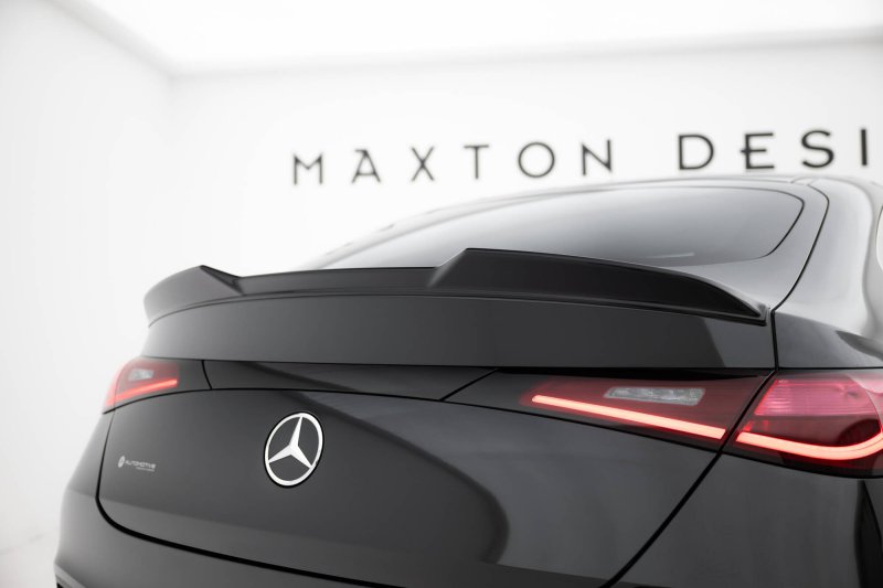 Maxton Spoiler CAP Abrisskante 3D Mercedes-Benz GLC Coupe AMG-Line C254 schwarz Hochglanz ME-GLC-C254-AMGLINE-CAP3D1-G