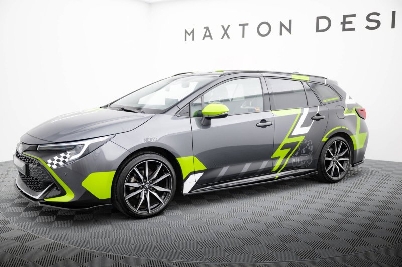 Maxton Seitenschweller Ansatz Toyota Corolla GR Sport Touring Sports XII schwarz Hochglanz TO-CO-12-TS-GRSPORT-SD1-G