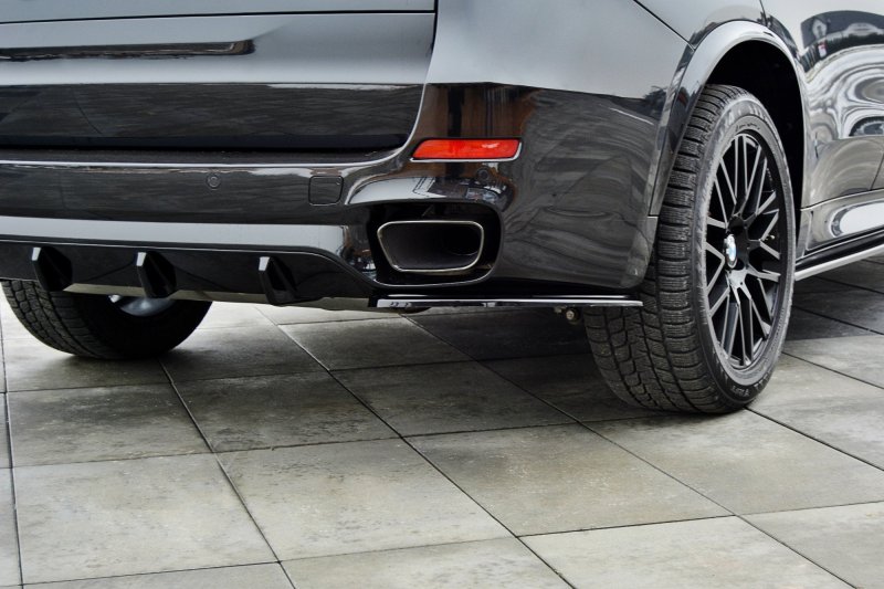 Maxton Heck Ansatz Flaps Diffusor für BMW X5 F15 M Paket schwarz Hochglanz BM-X5-15-M-RSD2-G