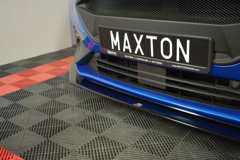 Maxton Front Ansatz V.6 für Ford Focus ST / ST-Line Mk4 schwarz Hochglanz FO-FO-4-STLINE-FD6-G